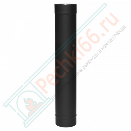 Труба VBR черная L=1000 (НЕРЖ-439/0,8) d-130 (Вулкан)