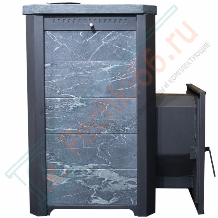 Печь банная Сказка талькохлорит, удлиненная топка (Варвара)