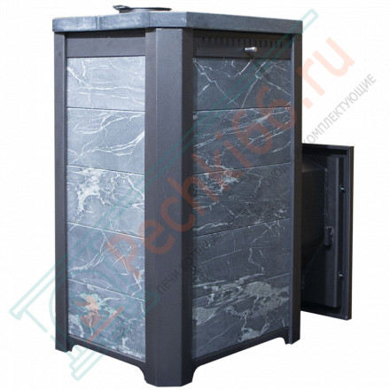 Печь банная Сказка талькохлорит, удлиненная топка (Варвара)