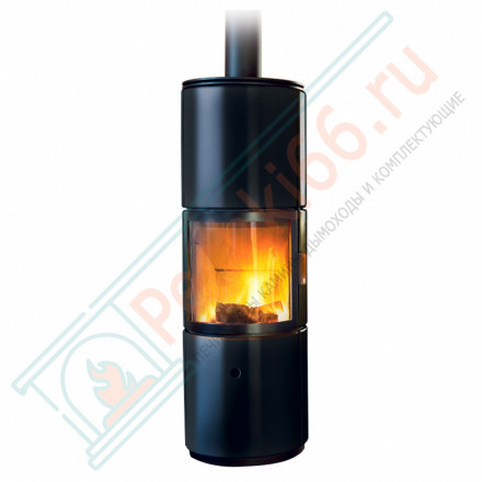 Печь-камин Stub Overnight Black, чёрный цвет (MCZ)