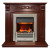 Электрический каминокомплект Sorrento угловой - Орех с очагом Chesford