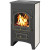Печь-камин ПК-02-205, с плитой, бежевый (Везувий)