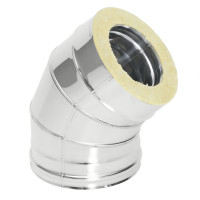 Отвод Термо 45° ОТ-Р (316-0.5/304) d-200/260 (ТиС Промо)