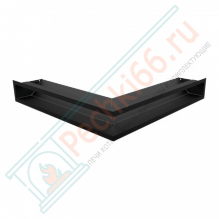Каминная решетка угловая Luft 56X56X9 черная (Kratki)