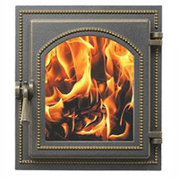 Дверца печная чугунная 220, бронза (Везувий) Дверца печная чугунная 220, бронза (Везувий)