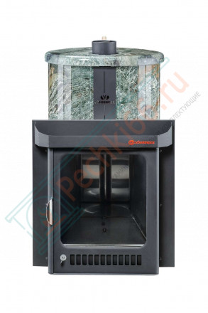 Дровяная банная печь Макси ПФ "Жадеит перенесённый рисунок" (Ферингер)