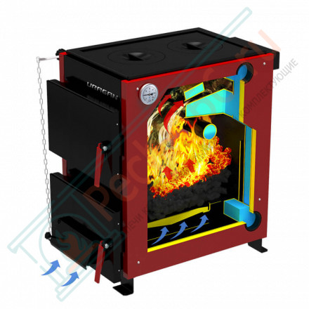 Котел твердотопливный URAGAN 16 (Термокрафт) 16 кВт