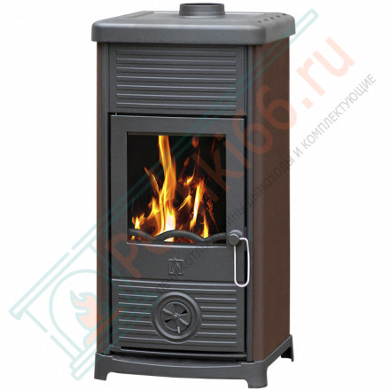 Чугунная печь-камин Maestral N, коричневая (Plamen)