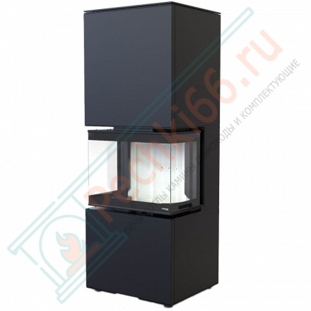 Печь-камин Intra xms c ver. compact 1, черная (Defro-Home) 8кВт