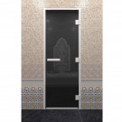 Стеклянная дверь DoorWood Хамам Графит 1900х710 (по коробке)