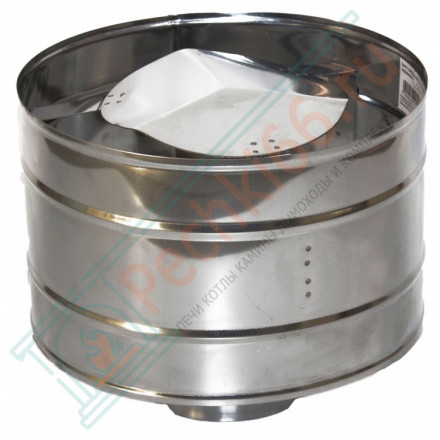 Зонт с дефлектором (НЕРЖ-439/0,5) d-150 (УМК)