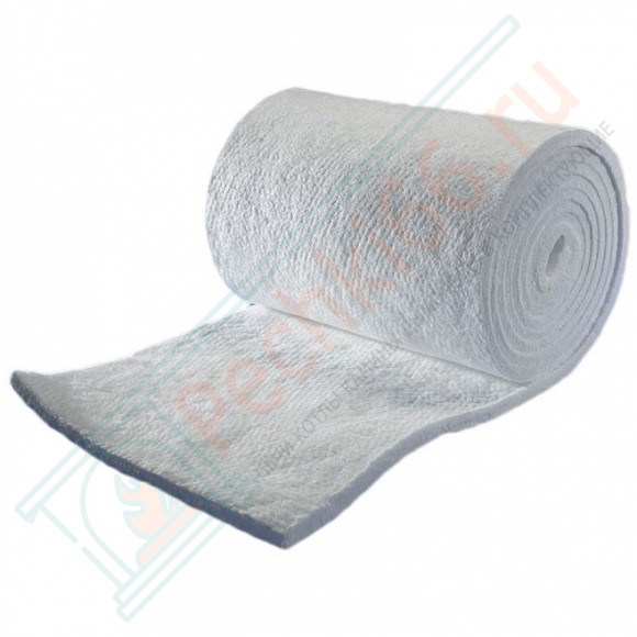 Одеяло огнеупорное керамическое иглопробивное Blanket-1260-128 610мм х 13мм - 1 м.п. (Avantex)