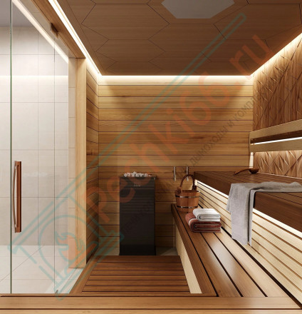 Электрическая банная печь Sangens W40G Glass