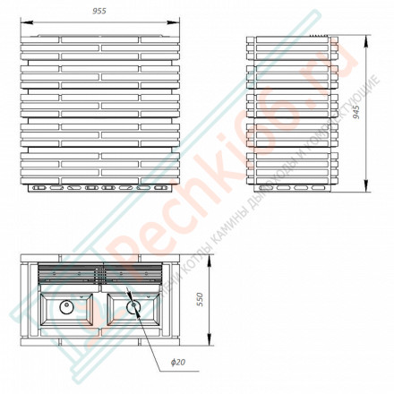 Электрическая банная печь Sangens W40G Glass