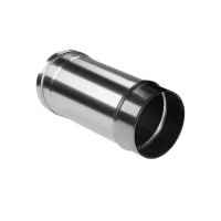 Труба прямая L=250 без изол (НЕРЖ-321/0,8) d-150 (Дымок-Lux)