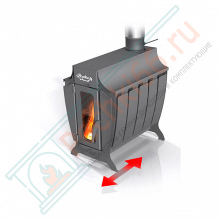 Отопительная печь Stoker 150-C (Ермак) до 150 м3