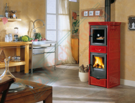 Печь-камин с духовкой Nicoletta Forno, цвет бежевый (La Nordica)