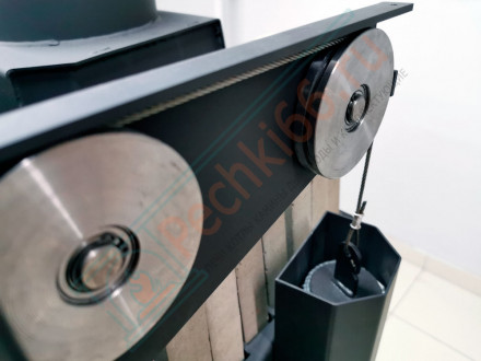 Каминная топка CFL 1000W левая, белый шамот (Stav)