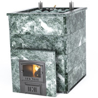 Печь для бани Домна-60К в змеевике (ИзиСтим)