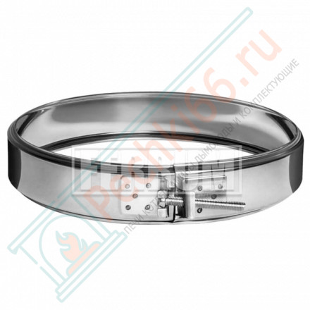 Хомут обжимной (НЕРЖ-430/0,5) d-120 (Феррум)