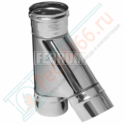 Тройник 45° (НЕРЖ-430/0,8) d-180 (Ferrum HF)