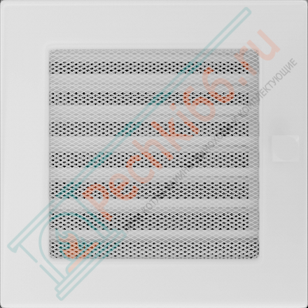 Вентиляционная решетка для камина с жалюзи 170х170, белая (FireWay)
