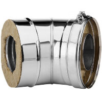 Отвод 30° V50R с изол (AISI-321/0,8-AISI-304/0,5) d-300/400 (Вулкан-Cerablanket)