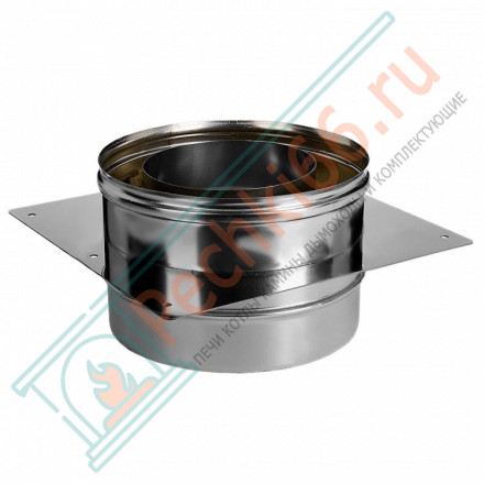 Опора на трубу с изол (НЕРЖ-321/0,5-НЕРЖ-439/0,5) d-120/200 (Дымок-Lux)