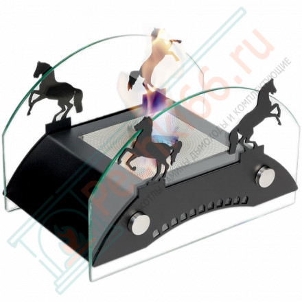 Биокамин Графский мост S, черный (LuxFire)