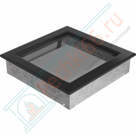 Решётка вентиляционная каминная черная 220х220 22C (Kratki)