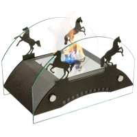 Биокамин Графский мост М, бронза (LuxFire)