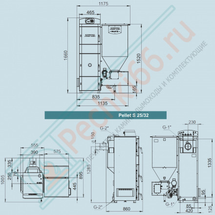 Котел пеллетный Pellet-25S (Zota) 25 кВт