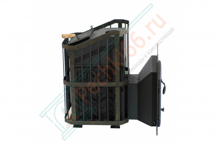 Чугунная печь для бани"Сибирь-25" (дверка 700х700) с закрытой каменкой (Сибирь-Премиум)