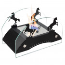 Биокамин Графский мост М, черный (LuxFire) Биокамин Графский мост М, черный (LuxFire)