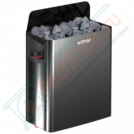 Электрокаменка The Wall SW90 Black Steel (Harvia)