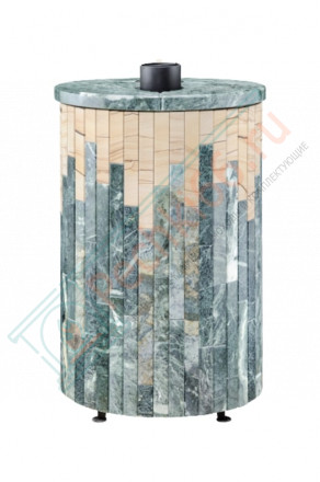 Дровяная банная печь Ферингер УЮТ-18 "Змеевик + Окаменевшее дерево" до 18 м³