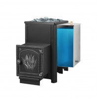 Чугунная печь для бани с баком 30 л, Сенсация «АКВА» 16 (ДТ-4) (Везувий)