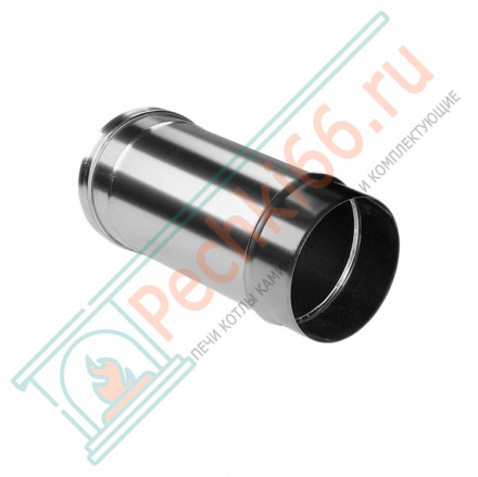 Труба прямая L=250 без изол (НЕРЖ-321/0,5) d-130 (Дымок-Lux)