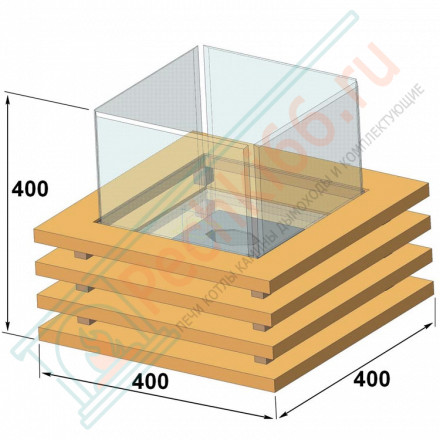 Биокамин Impulse с Led (ZeFire)