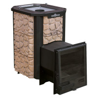 Печь банная HARD CERAMIC STONE 28L 2021 Панорама (Сталь-Мастер) до 30 м3