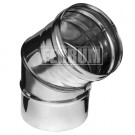 Колено 45° (НЕРЖ-430/0,8) d-130 (Ferrum HF) Колено 45° (НЕРЖ-430/0,8) d-130 (Ferrum HF)