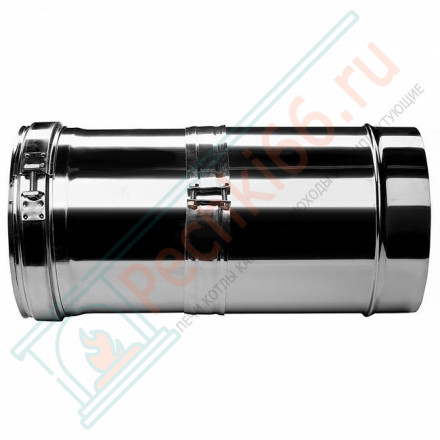 Труба V50R телескопическая с изол L=260-380 (AISI-321/0,8-AISI-304/0,5) d-104/200 (Вулкан-Cerablanket)