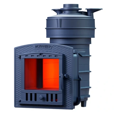Чугунная печь для бани Искандер ЗК 18 (П2) Pro, под обкладку (ТехноЛит)
