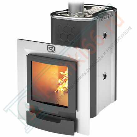 Печь для бани Сибирь-20 ЛРК Панорама (2.0) с Т/О (Теплодар)