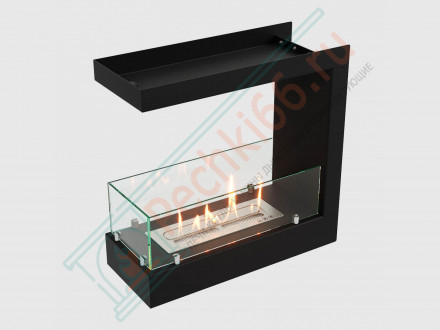 Встраиваемый биокамин Lux Fire Торцевой 490 S