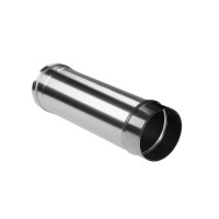 Труба прямая L=500 без изол (НЕРЖ-321/0,8) d-200 (Дымок-Lux)