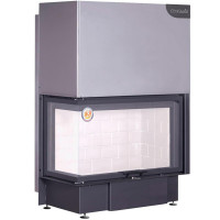 Каминная топка Дельта 1000 L два стекла левая (Экокамин)