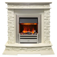Каминокомплект Luzern - Слоновая кость с электрическим очагом Chesford