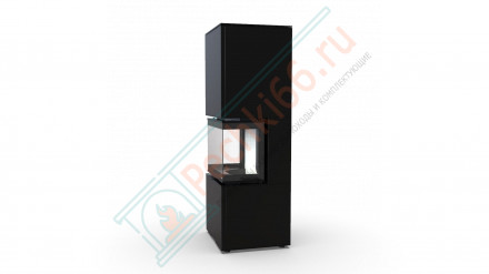 Печь-камин Intra xms c ver. compact 1, коричневая сталь (Defro-Home) 8кВт