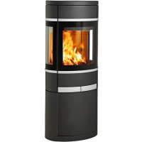 Печь-камин Scan 68-12 BP на базе с дверцами (Scan)